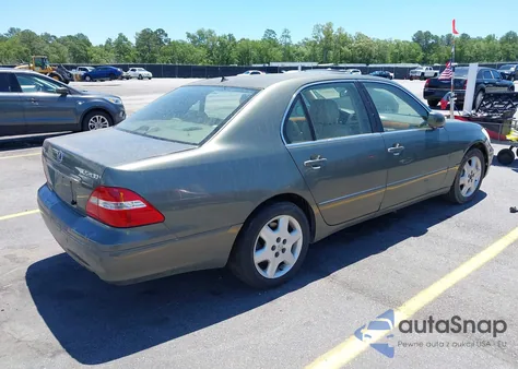 2004 Lexus Ls 430 from USA, damaged, VIN JTHBN36F040134700